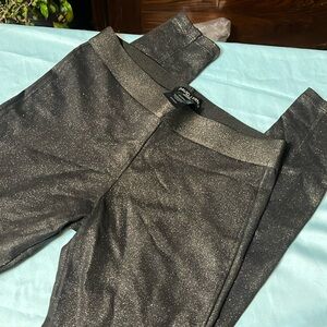 David Lerner -New York sparkle dress ponte leggings knee and ankle gusset- small